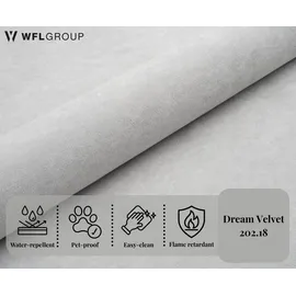 WFL GROUP Boxspringbett mit Bettkasten – Polsterbett 160 x 200 cm mit H4 Taschenfederkern Matratze & 5 cm Topper – Stauraumbett mit hohem Kopftei... - Hellgrau 160x200 inkl.