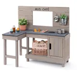 Muddy Buddy Matschküche Coffee Corner 100 x 60 x 95 cm