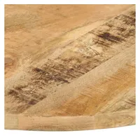 vidaXL Tischplatte Massivholz Mango Rund 70 cm 25-27 mm