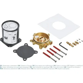 Grohe Rohbauset Grundkörper DN 15 Schwarz/Weiß