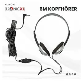 TronicXL Fernseh Kopfhörer Grau