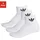 adidas Mid Crew Socken 3er Pack White / White / Black 40-42
