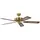 Pepeo Potkuri 132 cm Deckenventilator 58 W messing seidenmatt/eiche/eiche-rattan