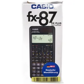 Casio FX-87DE Plus-2 Wissenschaftlicher Taschenrechner schwarz