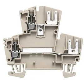 Weidmüller 1021600000 Doppelstockklemme Schrauben Dunkelbeige 100St.