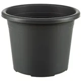 Dehner Kunststoff-Blumentopf Cylindro, rund, Anthrazit