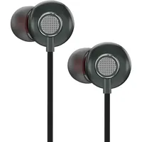 V-TAC In-Ear-Kopfhörer (grau) mit Mikrofon und Lautstärkeregler, hochwertiger Bass-Sound, 3,5 mm Audio-Buchse, kompatibel mit Android, iOS-Mobilgeräten