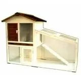 @Pet Hasenstall 2 Etagen 140 x 65 x 100 cm weiß