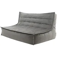 I.C.O.N. icon Sitzsack Anthrazit, Kunststoff, 2-Sitzer, 140x72x100 cm, Hergestellt