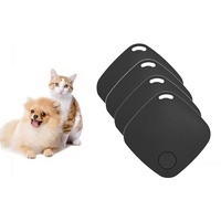 4 x Schlüsselfinder, intelligenter Bluetooth-GPS-Tracker, Artikel-Locator, Anti-Verlust-Haustier-Tracker für Katzen, Hunde, bidirektionale Alarm-Erinnerung, Bluetooth-Telefon-Tracker-Tag für