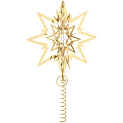 Georg Jensen - Tannenbaumspitze Stern medium, vergoldet