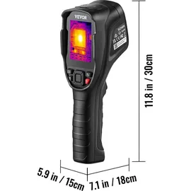 Vevor Wärmebildkamera 240x180 IR-Auflösung Infrarotkamera Thermometer 40mK Thermografie Kamera -20-350°C Thermokamera Fehlersuche in HLK-Anlagen Identifizierung von Luftlecks