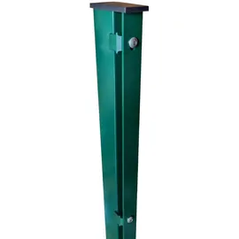 FA-Bausysteme Zaunpfosten 6 cm x 160 cm Moosgrün/Stahl