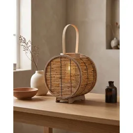 Beliani BISTAL 1-flg. 30 cm rund Holz/Braun