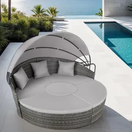 Tectake Santorin Sonneninsel grau