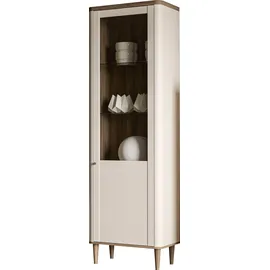 Forte Vitrine Lacetti 60,4 x 41,2 x 200,5 cm Beige