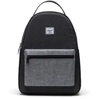 Herschel Nova Mid-Volume Rucksack, Black Crosshatch/Black/Raven Crosshatch, Einheitsgröße, Tasche