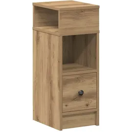 vidaXL Nachttisch mit Schublade Artisan-Eiche 25x31x66 cm,