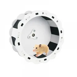 Lubgitsr Tierlaufrad Hamsterrad, 15cm Laufrad Hamster Leise Spielzeug Laufscheibe