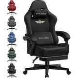 GTPLAYER Stoff Schwarz