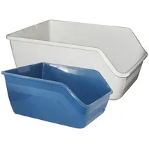 Pawise Katzentoilette High-back Litter pan L Blau