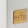 Beliani Kourou Badaccessoires Set 4-teilig Beige