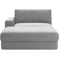 Recamiere RAUM.ID "Innovid", grau, B:132cm H:87cm T:196cm, 100% Polyester, Sofas, Modernes Modul-Polsterprogramm