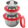 King Click-Grip Bratpfanne 32 cm rot-schwarz