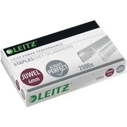 Heftklammer Juwel, 4mm, Pck=2000St, verzinkt, 5640, für Juwel und Juwel 20 - verzinkt