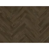 Primaflor PVC Boden TURVO - Eiche dunkel Fischgrätdekor - 2,00m x 1,50m,