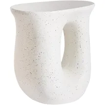 Beliani Beistelltisch Ø 42 x 28 cm Weiß