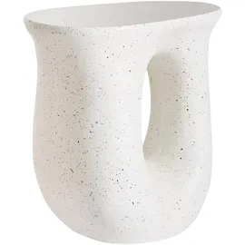 Beliani Beistelltisch Ø 42 x 28 cm Weiß