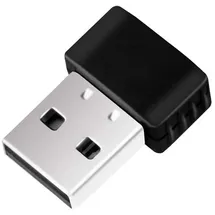 Logilink Wireless LAN 300 MBit/s USB 2.0 Micro Adapter mit WPA2 Verschlüsselung und Datenübertragung bis zu 300 Mbit/s
