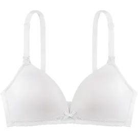 DORINA Still-BH "May", Damen, Gr. 90, Cup B, weiß, Obermaterial: 84% Polyamid, 16% Elasthan, BHs Still-BH, leicht gepolstert, ohne Bügel, mit Stillclips