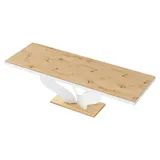 Design Esstisch Tisch HEB-222 Hochglanz ausziehbar 160 bis 256 cm