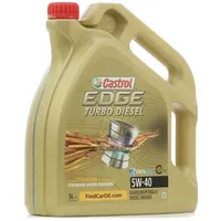 5 Liter CASTROL 5W-40 EDGE Turbo Diesel VW 505 01 MB 226.5 Fiat 9.55535-S2 Ford WSS-M2C917-A VW 502 00 MB 229.31 DEXOS 2 Renault RN0700 Renault RN0...