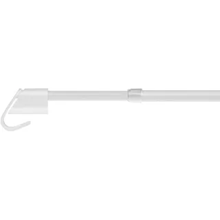 Lichtblick Gardinenstange Klemmfix, ohne Bohren, ausziehbar, Cafehausstange, Scheibenstange, Klemmstange 55-85 cm