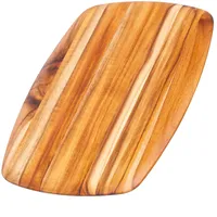 Teakhaus ELEGANT Schneidebrett Teakholz 1 36 x 24 x 1,5 cm Braun