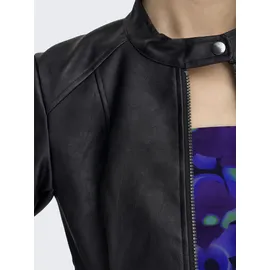 Jdy Lederimitatjacke »JDYEMILY FAUX LEATHER JACKET OTW NOOS«, schwarz,