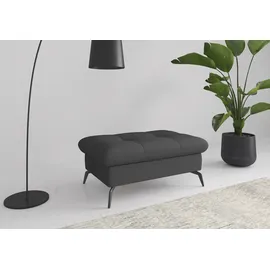 sit&more Polsterhocker Amica mit Stauraum 102 x 47 x 69 cm Grau