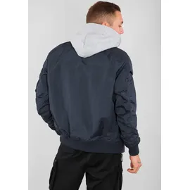 Alpha Industries MA-1 TT Hood rep. blue S