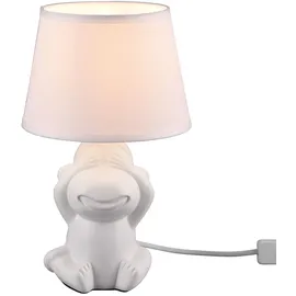 ETC Shop Tischleuchte Affen Weiß 2 St.