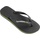 HAVAIANAS Brasil Logo Zehentrenner, Schwarz (Black/Black), (33/34