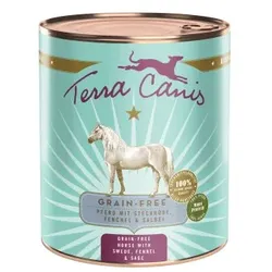 Terra Canis Nassfutter Hund Getreidefrei Adult Pferd 6x800 g