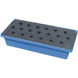 emtez Auffangwanne Polyethylen 80,5 x 40,5 x 17 cm weiß