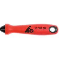 Lessmann Kunststoffgriff für Rohrbürsten mit M6 Gewindenippel, Gewinde: M6