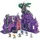 MEGA Masters of the Universe Snake Mountain Bauset mit 3.800 Teilen und 6 beweglichen Mikro Aktionfiguren, Motu, Spielzeug ab 14 Jahre, HHD16