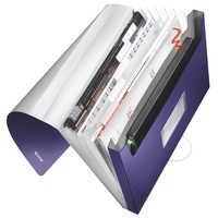 Leitz 39570069 Fächermappe Style Fächermappe Style, A4, 6 Fächer,