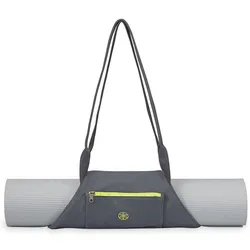 GAIAM Matte ON-THE-GO YOGA MAT CARRIER, grau/gelb, ONE SIZE