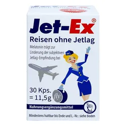 Jet-ex Reisen ohne Jetlag Kapseln